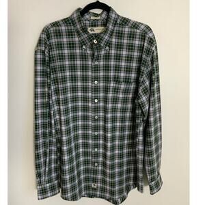 Onward Reserve Performance‎ Green Plaid Button down size large